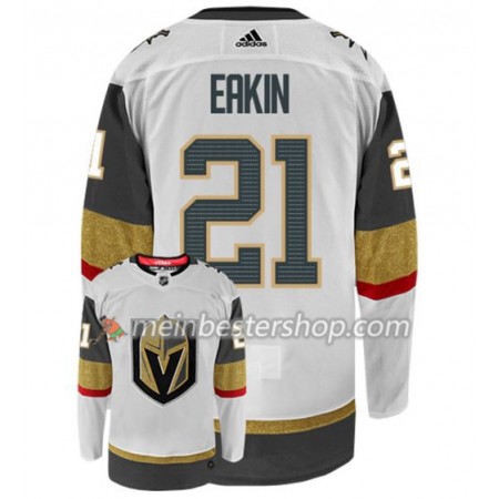 Vegas Golden Knights CODY EAKIN 21 Adidas Weiß Trikot Authentic - Herren Vegas Golden Knights CODY EAKIN 21 Adidas Weiß Trikot Authentic - Herren